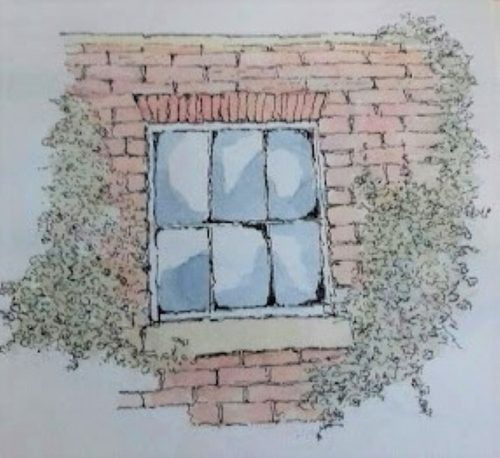 Watercolour and pen.